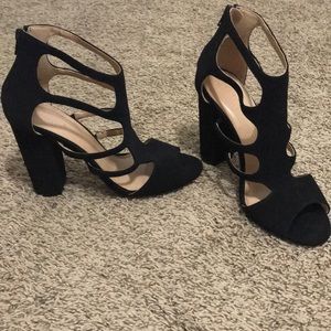 Black Charlotte Russe heels, Tags on, Never worn